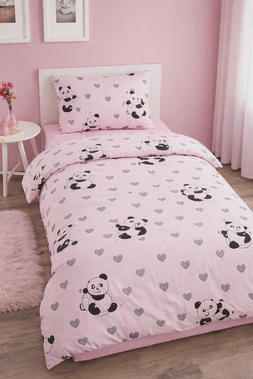 Panda Tek kişilik nevresim takımı